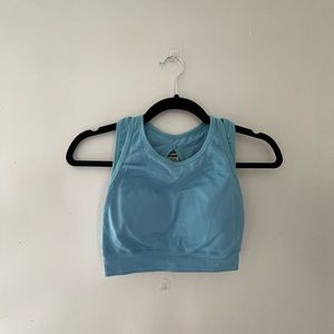 blue gymshark sports bra